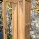 Parisian art deco cabinet in raw wood 1930