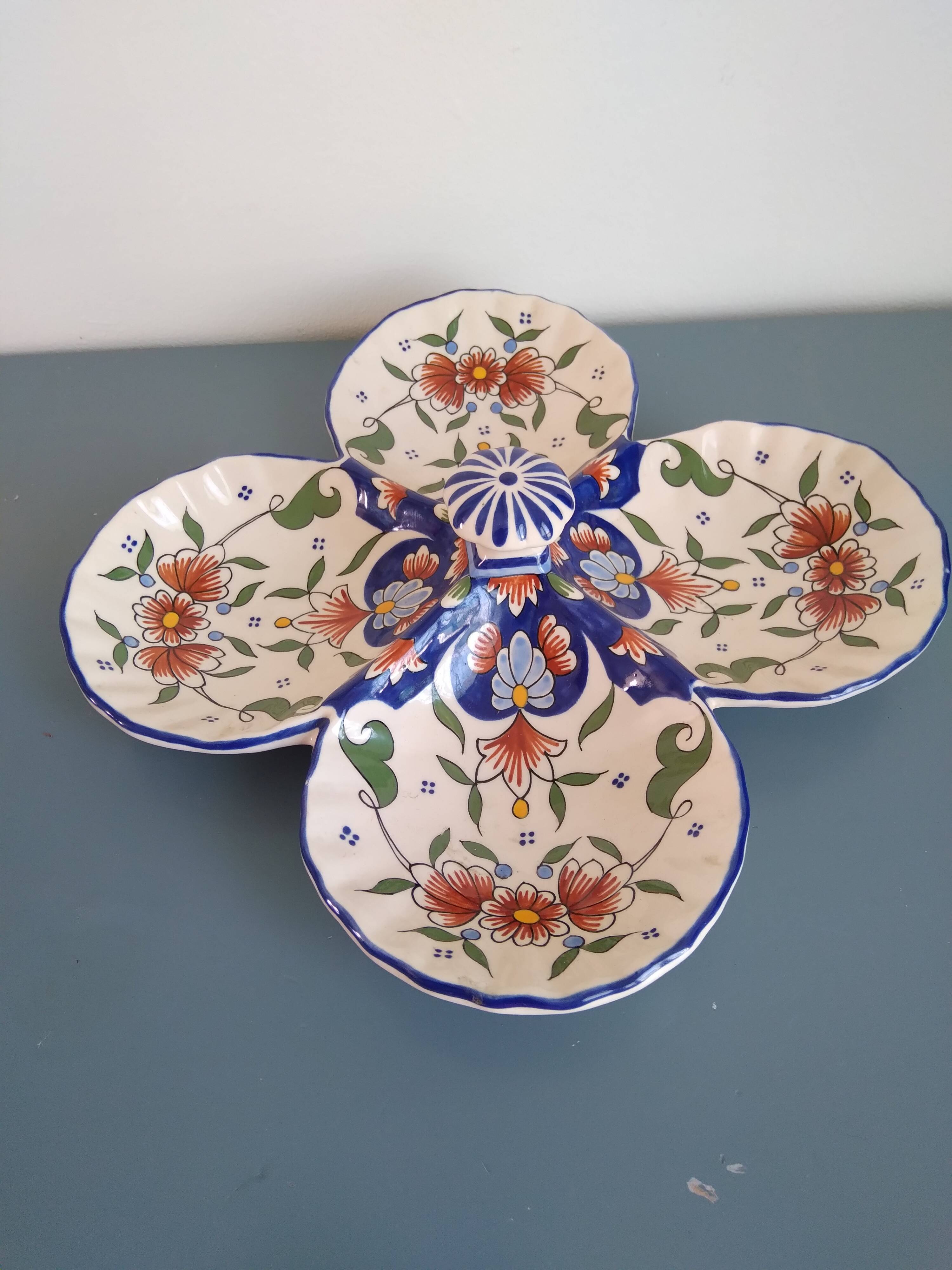 Old Rouen serving dish