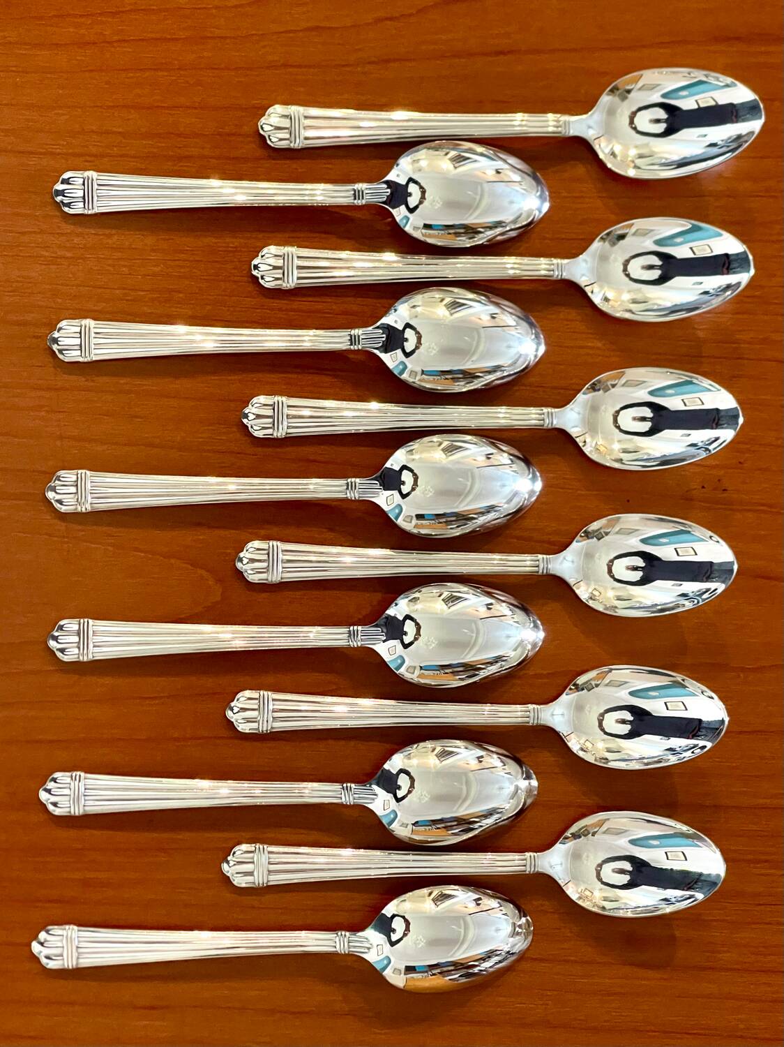 Christofle Aria, 48-piece flatware set, very good condition