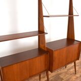 Mid-Century Teak Wall Unit „Panto” from Einar Raknes & Sønner Møbelfabrikk