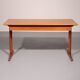 Walnut desk by the Italian architect Gianfranco Frattini for Bernini 1950.