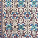 Joli tapis ancien persan Sarogh fait main
