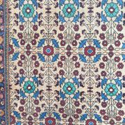 Pretty handmade old persian rug