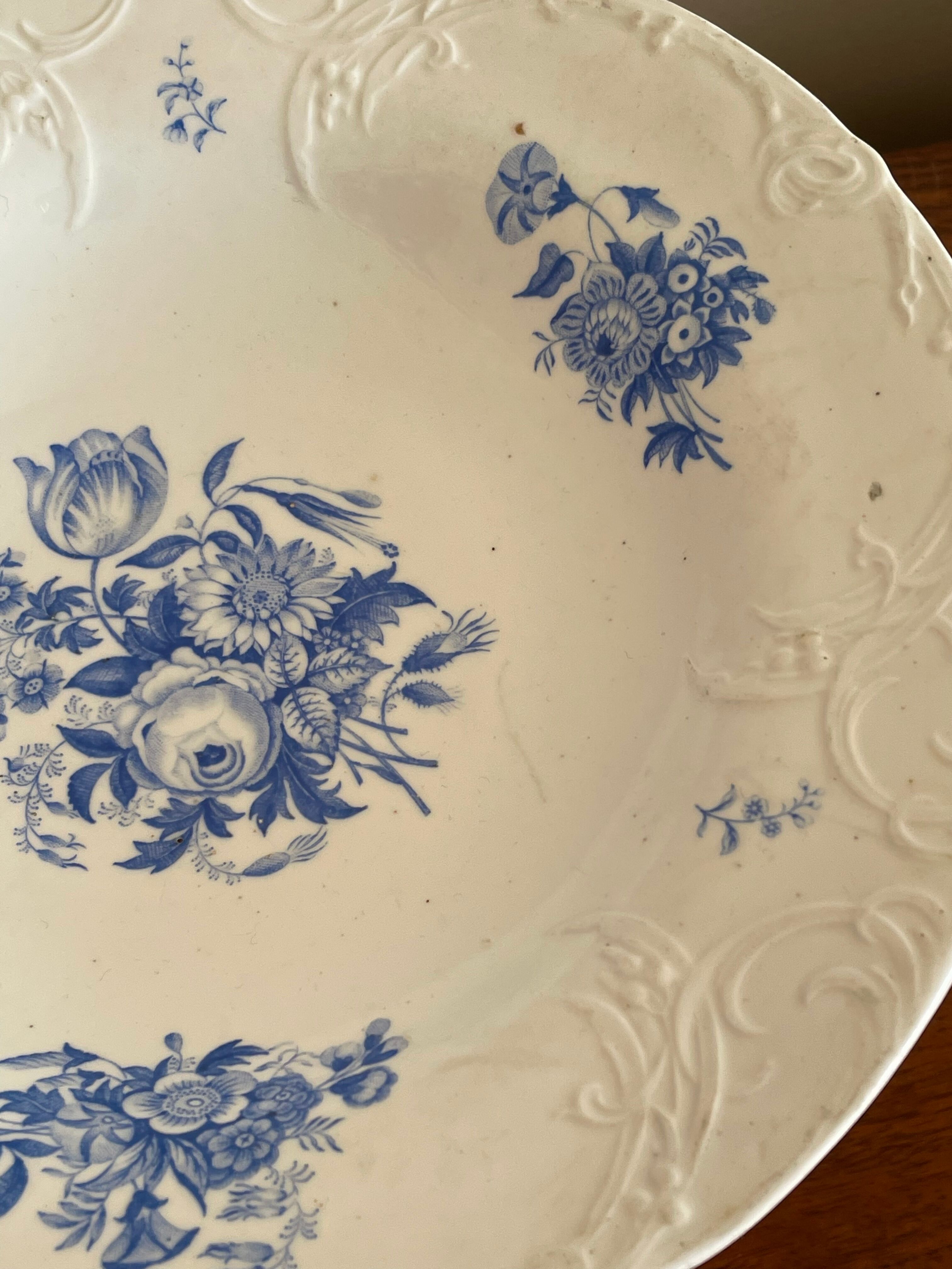 LM & C Feldspar stand cake display, fine nineteenth century compotier dish