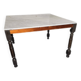 Marble dining table, 120cm × 120cm L×W