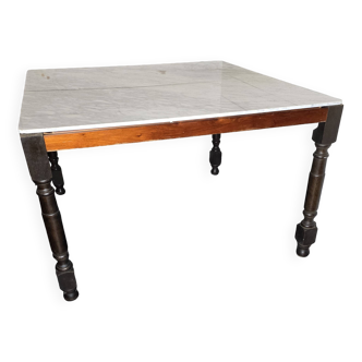 Marble dining table, 120cm × 120cm L×W