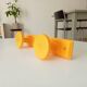 Vintage 80s wall coat rack