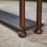 Beech shelf with ball feet, 1960s