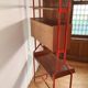 Vintage freestanding wall unit with desk