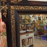 Large mirror from the Napoleon 3rd period, 19th century. 1.51 m/ 96 cm