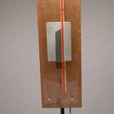 Glass and wood desk lamp by William Olivier