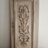 Old patinated door decorative wood room