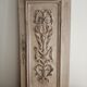 Ancienne porte patinée pièce bois décorative