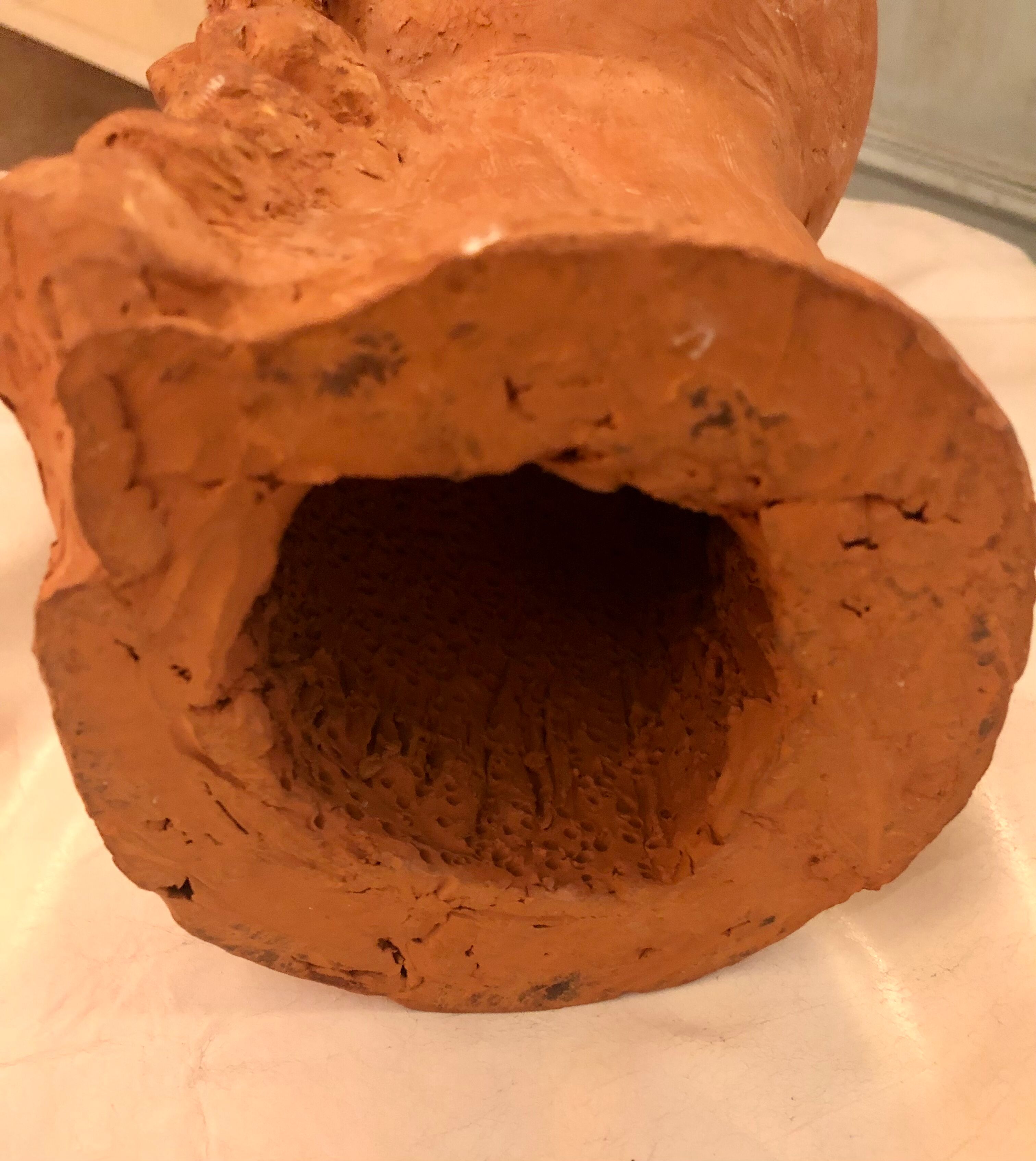 Terracotta head from the 40s