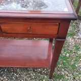 Antique Louis XVI style console with marble top