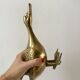 Brass animal large duck 1950s