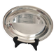 silver-plated salad bowl