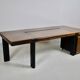 Important walnut executive desk for faram 1957 italy publisher 80's