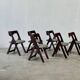 Mid century  italian dining chairs, 1960s