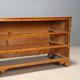 Walnut commode with central marquetry - Early 20th century