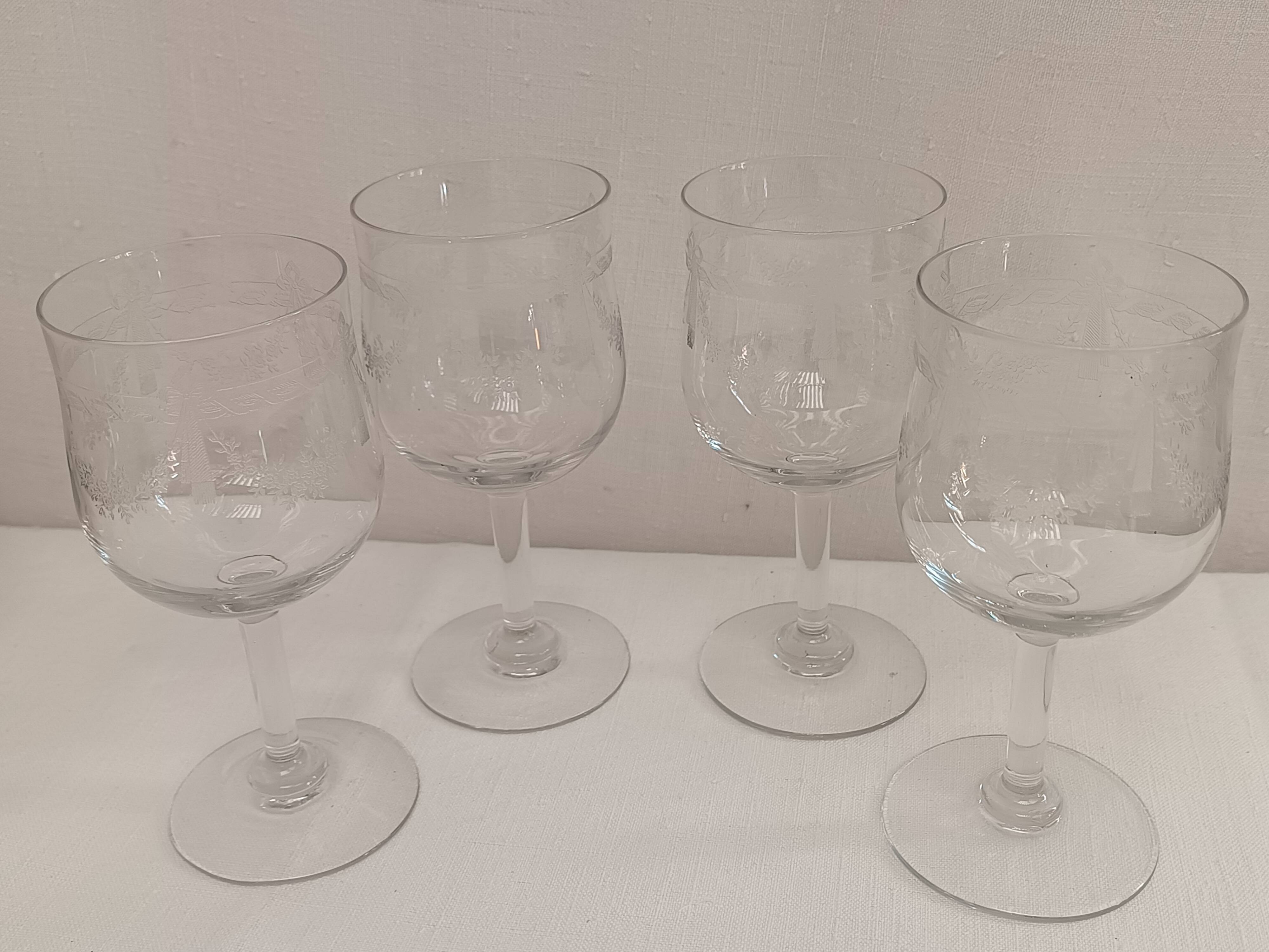 Grands verres Meisenthal modèle Pasteur gravure Empire