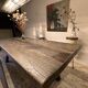 Tisch industriel « Bonneiche vergraut »
