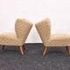 Ensemble canapé et fauteuil cocktail suédois, années 1950 – Dossier courbé