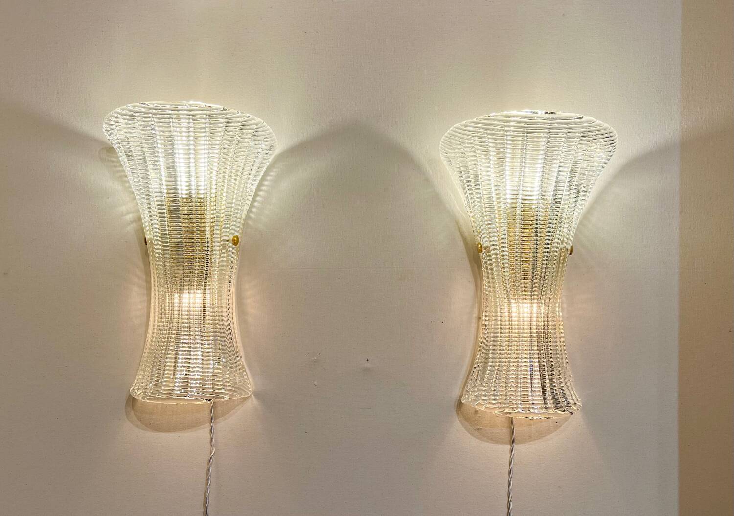 Paire d’appliques, Murano
