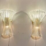 Pair of Murano wall lights