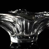 Large Murano Crystal Glass Centerpiece Bowl