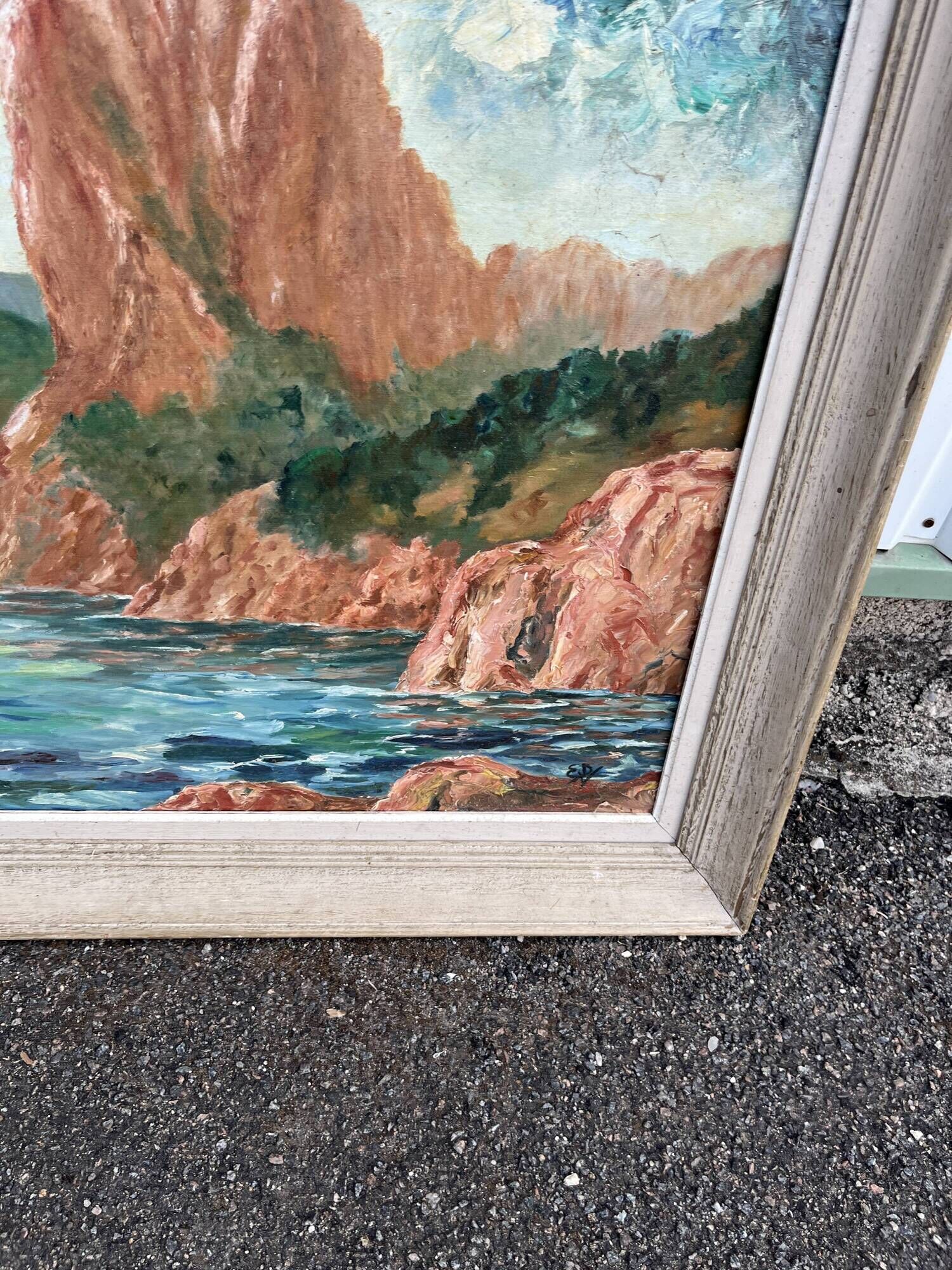 Old Table Oil - Le Cap Roux (Estérel) by Eliette Debru-Viguier -