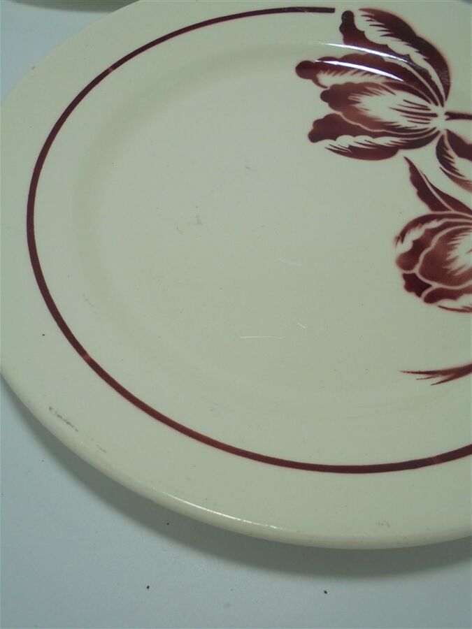 Set of 3 plates Badonviller