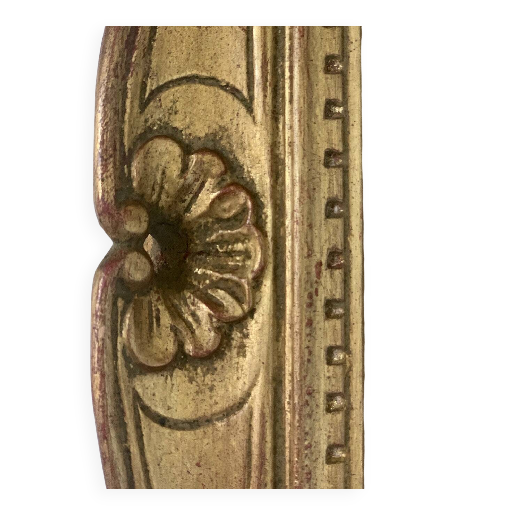 Miroir doré cadre Montparnasse vintage