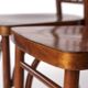 Pair of Soviet Beech Dining Chairs – 1978 Vintage, Refurbished Wood Frame