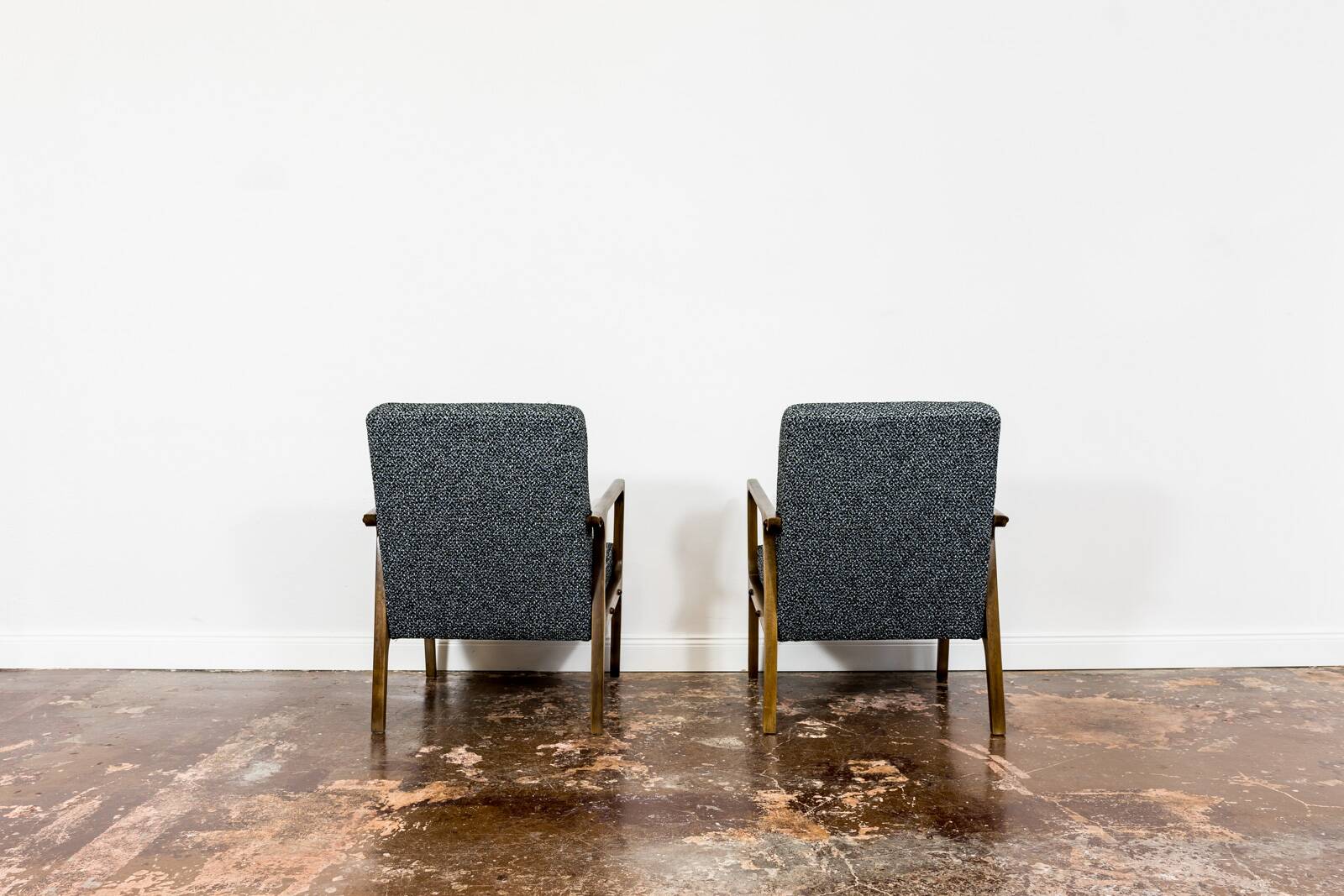 Vintage armchairs by BFM, Poland, 1960s, set of 2