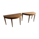 Paire de consoles demi-lune, XIXe siècle