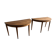 Paire de consoles demi-lune, XIXe siècle