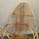Fauteuil en rotin vintage
