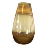 Vase moderne verre jaune