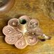 Bronze candlestick, card game decoration