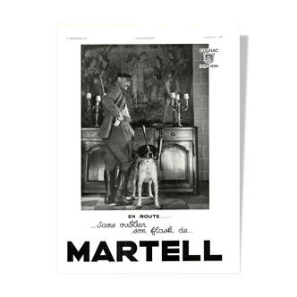 Affiche vintage années 30 Cognac Martell