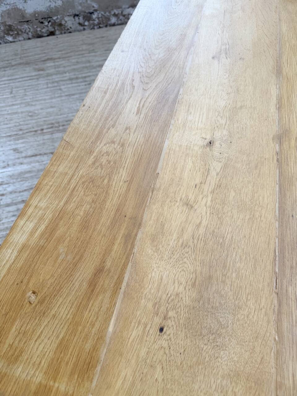 Table de ferme chêne doré 160cm