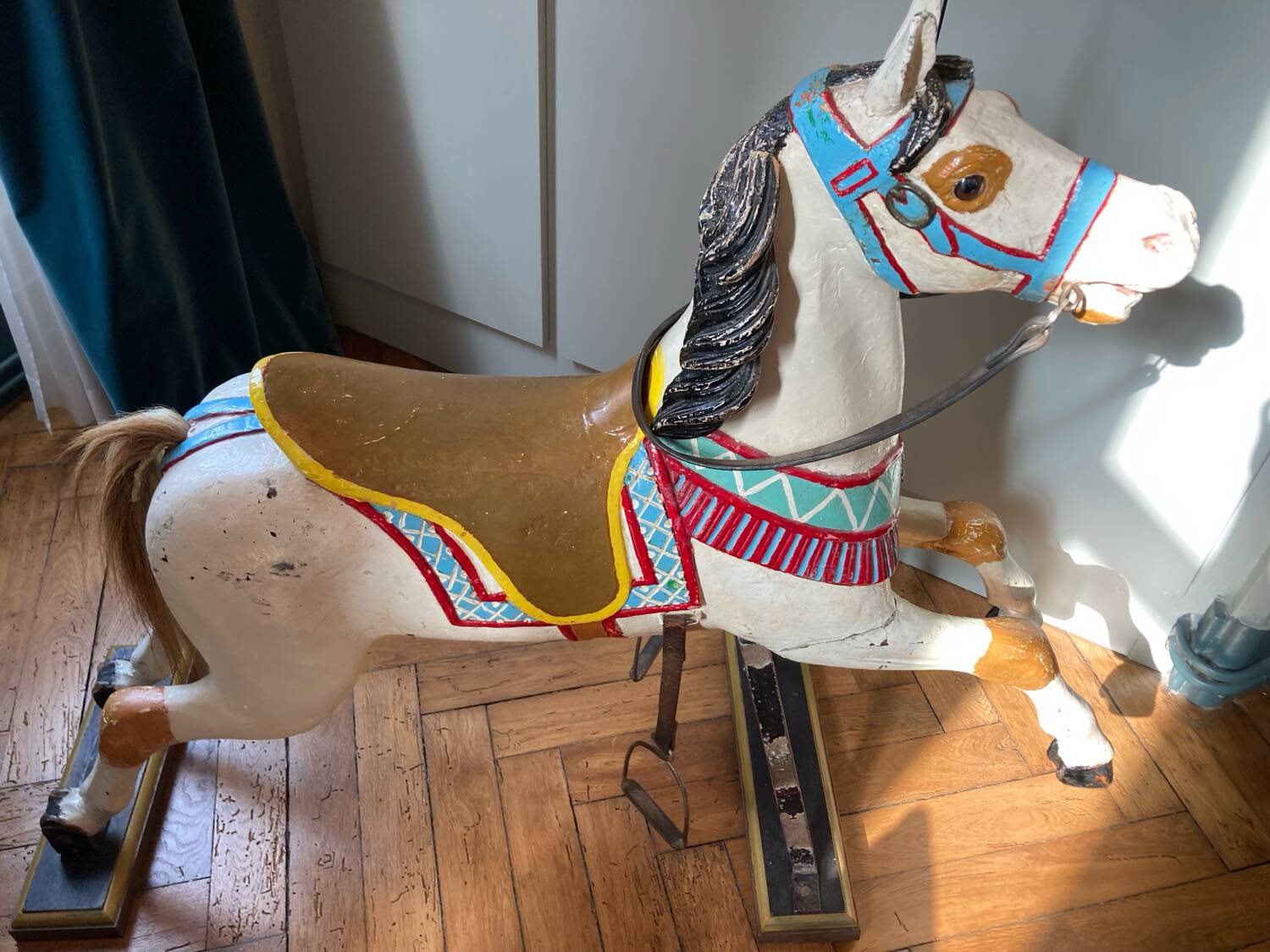 Carousel wooden horse