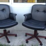 Pair of office chairs
