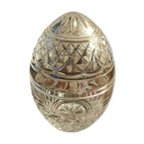 Old egg-shaped drapery/candy box