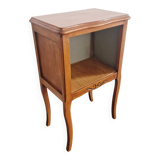Vintage wooden bedside table