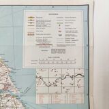 Vintage map of Great Britain 1972
