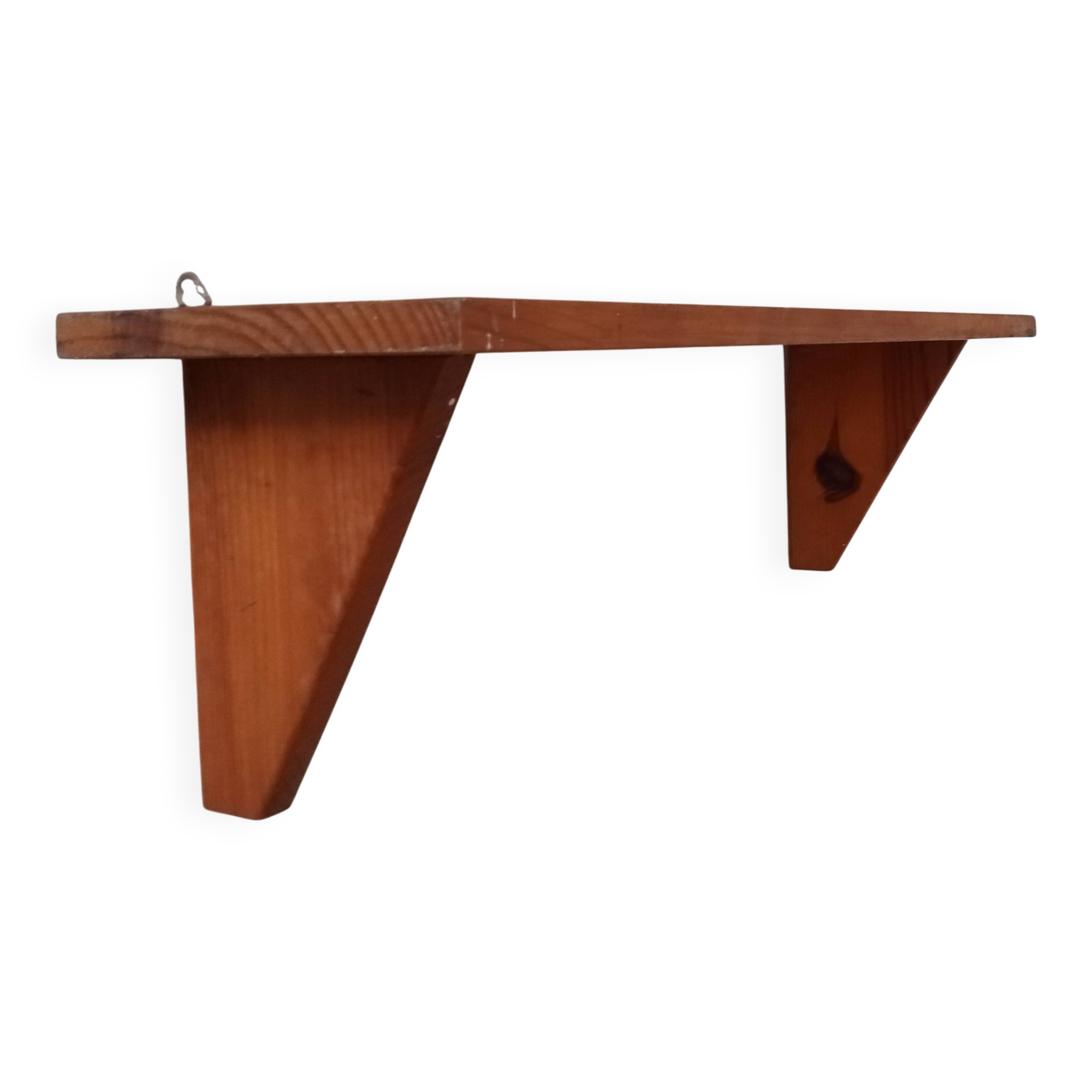 Vintage wooden wall shelf