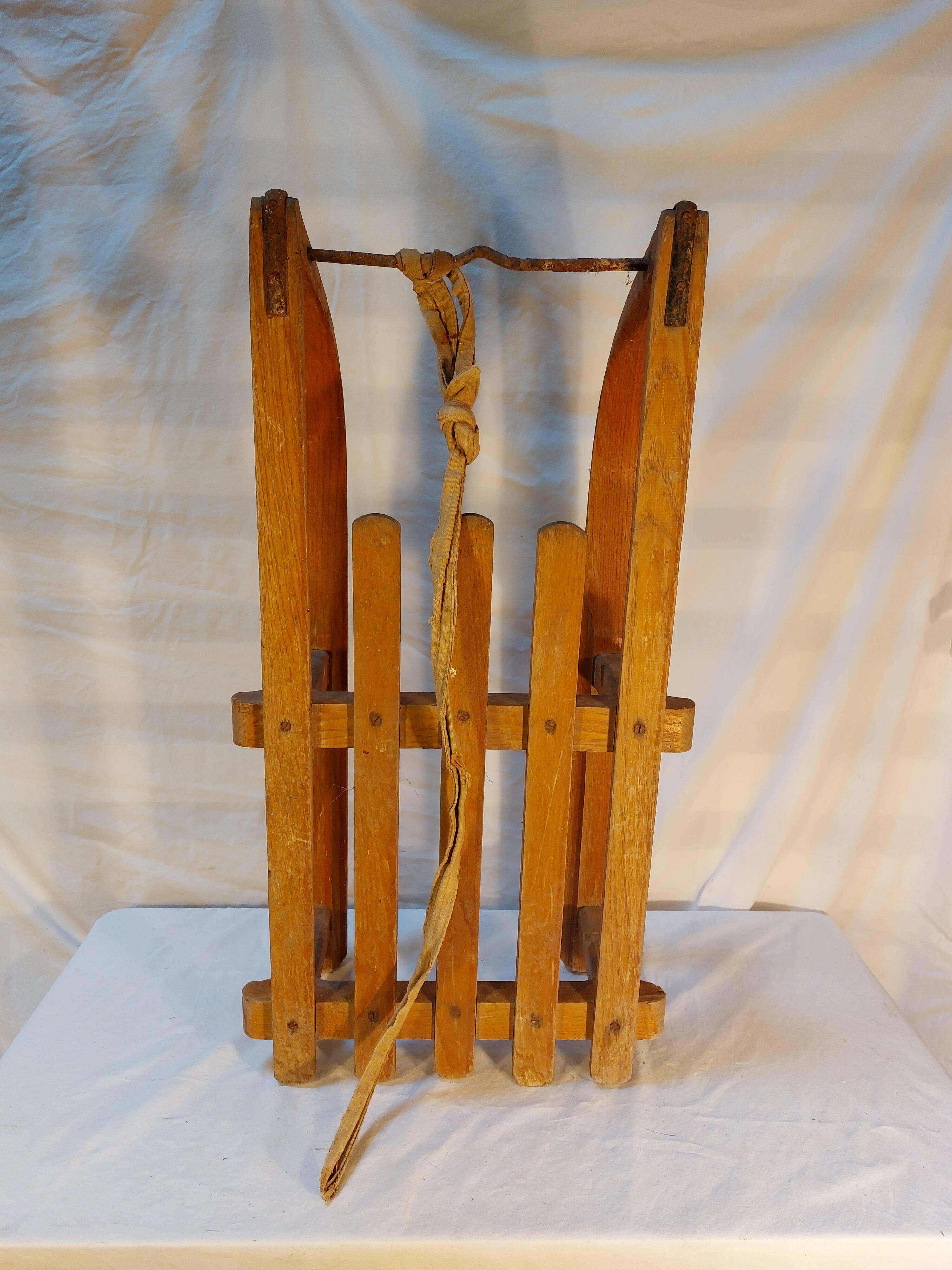 Old wooden sledge