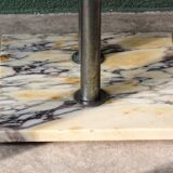 Art Deco console in onyx and steel